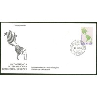 FDC-081 - 1975 - II CITEL - C-0912 - CARIMBO 1º DIA SP - RHM R$ 212,50 (42,50 UFs X R$ 5,00)