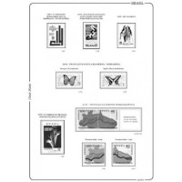 1971 - Suplemento 1971 do Álbum de Selos do Brasil Classic Master (3 folhas)