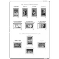 1972 - Suplemento 1972 do Álbum de Selos do Brasil Classic Master (6 folhas)