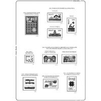 1973 - Suplemento 1973 do Álbum de Selos do Brasil Classic Master (6 folhas)