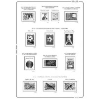 1978 - Suplemento 1978 do Álbum de Selos do Brasil Classic Master (5 folhas)