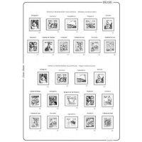 1979 - Suplemento 1979 do Álbum de Selos do Brasil Classic Master (7 folhas)