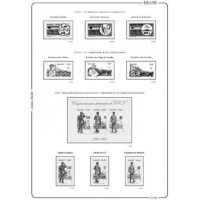 1981 - Suplemento 1981 do Álbum de Selos do Brasil Classic Master (9 folhas)