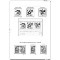 1982 - Suplemento 1982 do Álbum de Selos do Brasil Classic Master (8 folhas)