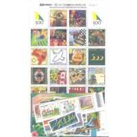 2000 - ANO COMPLETO - 111 SELOS COMEMORATIVOS - 1 SELO PERSONALIZADO - 3 BLOCOS - MINT