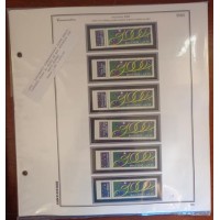 2000 - SUPLEMENTO DO ÁLBUM BRASIL COM TODOS OS SELOS COMEMORATIVOS MONTADO COM HAWID ALEMÃO