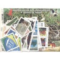 2004 - ANO COMPLETO - 37 SELOS COMEMORATIVOS - 2 BLOCOS - 5 REGULARES - MINT - SEM PERSONALIZADOS E SEM AUTÔMATOS (ETIQUETAS)