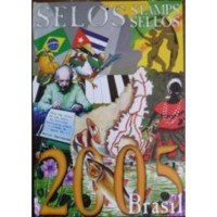 2005 - CARTELA ANUAL EMITIDA E MONTADA PELOS CORREIOS BRASILEIROS
