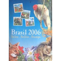 2006 - CARTELA (SUPER RARA) ANUAL EMITIDA E MONTADA PELOS CORREIOS BRASILEIROS