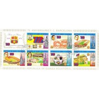 GUINE EQUATORIAL - 1974 - BLOCO COM 8 SELOS 