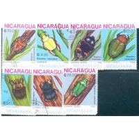 NICARAGUA - BESOURO - ESTRANGEIROS SERIES COMPLETAS CARIMBADAS 
