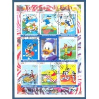 BENIN - BLOCO COM 9 SELOS - 2008
