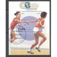 CUBA - COPA MUNDIAL DE ATLETISMO - SERIE CARIMBADA 