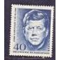 ALEMANHA BERLIN - PRESIDENTE JOHN F.KENNEDY - Y 0218 (1964) ANIVERSÁRIO DA MORTE DO PRESIDENTE JOHN F. KENNEDY-RETRATO SELO MINT