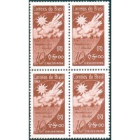 C-0469 -1962 - DIA METEOROLÓGICO MUNDIAL - QUADRA - MINT - GOMADA - RHM R$ 24,00 (4,80 UFs X R$ 5,00)