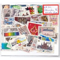 ACUMULAÇÃO ALEMANHA FEDERAL - PACOTE COM 100 SELOS COMEMORATIVOS USADOS DIFERENTES DA ALEMANHA FEDERAL - PACOTE COM 100 SELOS