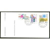 FDC-077 - 1975 - CIDADES HISTÓRICAS - C-0906/908 - CARIMBO 1º DIA SP - RHM R$ 85,00 (17,00 UFs X R$ 5,00)