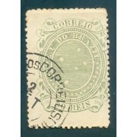 R-071 - SELOS CRUZEIROS - DENT.11-11.5 - 50 RÉIS - CARIMBADO - SEM GOMA - RHM R$ 30,00 (6 UFs X R$ 5,00)