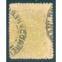 R-075b - 1890/1894 - SELOS CRUZEIROS - DENT. 13-14 - CARIMBADO - SEM GOMA - RHM R$ 425,00 (85 UFs X R$ 5,00)