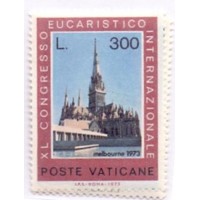 VATICANO - 1973 - MINT - 40º CONGRESSO EUCARÍSTICO INTERNACIONAL NO CANADÁ - 3 SELOS - YT-552/554 