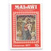 MALAWI - 1977 - MINT - NATAL - PINTURAS RELIGIOSAS - SÉRIE 4 SELOS - YT-295/998