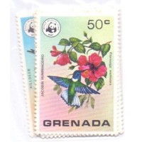 GRENADA - 1978 - MINT - FAUNA - WWF - AVES SILVESTRE - SÉRIE 7 SELOS - YT-790/96