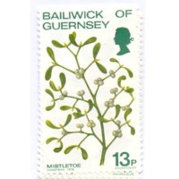GUERNSEY - 1978 - MINT - NATAL - DECORAÇÕES FLOREAIS - SÉRIE 4 SELOS - YT-164/67 