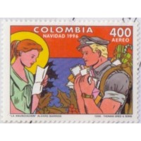 COLÔMBIA - 1996 - MINT - NATAL: A ANUNCIAÇÃO DE D. ALVARO BARRIOS - YT-1069
