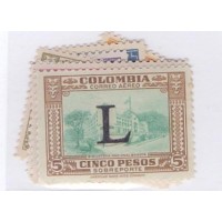 COLÔMBIA - MINT - 11 SELOS AÉREO - EMPRESA AMERICANA DE NOTAS