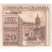 COLÔMBIA - NOVO - CORREO EXTRA RAPÍDO - UNIVERSIDADE ALAMANCA