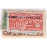 COLÔMBIA - MINT - 4 SELOS - CAPITÓLIO NACIONAL