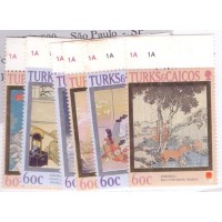 TURKS E CAICOS - NOVO - 6 SELOS