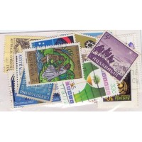 AUSTRÁLIA - USADO - ACUMULAÇÃO - PACOTE C/ 19 SELOS COMEMORATIVOS DIFERENTES - NATAL