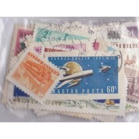 HUNGRIA - 1961 A 1964 - ACUMULAÇÃO - PACOTE C/ 89 SELOS USADOS DIFERENTES