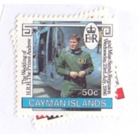 CAYMAN - 1986 - MINT - REALEZA - CASAMENTO DO PRÍNCIPE ANDREW E MISS SARA FERGUSON - SÉRIE 2 SELOS - YT-584/585