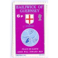 GUERNSEY - 1975 - MINT - NATAL - PAZ EM TERRA - SÉRIE 4 SELOS - YT-120/23 