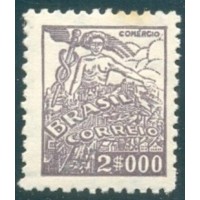 R-394 - 1942/6 - NETINHA - FILIGRANA "CASA+DA+MOEDA" - (O) - VERTICAL - PAPEL MÉDIO TRAMADO SEM TRAÇOS - NOVO - SEM GOMA - LEVE OXIDAÇÃO -  RHM R$ 1.750,00 (350 UFs X R$ 5,00)