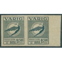 V-24 - VARIG - 1931 - PROVA EM PAR - 1$500 RÉIS - COR VERDE ESCURO/VERDE
