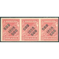 R-118 - 1899 - JORNAIS SOBRESTAMPADOS -  TIRA COM 3 SELOS - NOVA - SEM GOMA - RHM R$ 270,00 (54 UFS X R$ 5,00)