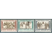 VATICANO - 1960 - SÉRIE COM 3 SELOS -  COM MARCA DE CHARNEIRA 