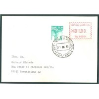 SE-02 - FACIAL DE Cr$ 1,00 - CIRCULADO EM 06 DE MAIO DE 1983  DE NOVA FRIBURGO PARA LARANJEIRAS - COM CARIMBO IMPRESSOS ES ELO REGULAR R-607 PARA COMPLETAR O PORTE 