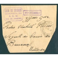 BRASIL - 1940 - FRANQUIA POSTAL - CARIMBO "FRANQUEADA" 
