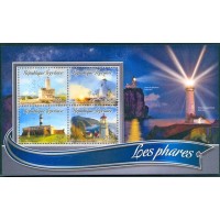 TOGO - 2016 - BLOCO COM 4 SELOS - MINT (PERFEITO) - FARÓIS