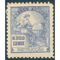 R-294 - 1934/36 - FILIGRANA ARMAS (L) - 2000 RÉIS - NOVO - GOMADO - CHARNEIRA - RHM R$ 750,00 (150 UFs X R$ 5,00)