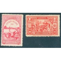 C-0007/08 - 1908 - EXPOSIÇÃO NACIONAL E CENTENÁRIO DA ABERTURA DOS PORTOS - NOVOS - COM E SEM GOMA - CHARNEIRA