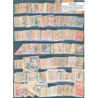 BOLIVIA - CERCA DE 470 SELOS NOVOS E USADOS DE 1867 AOS ANOS 50 - MUITAS SÉRIES COMPLETAS - MUITOS TEMÁTICOS - CAT. MAIS DE 800 EUROS