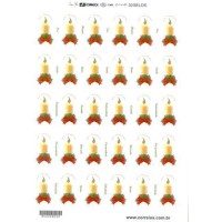 C-3138 - 2011 - MINT (PERFEITA) - RARA FOLHA - VELA DE NATAL - RHM R$ 120,00 (24 UFS X R$ 5,00)