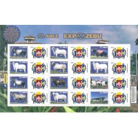 C-2789/2800 - 2009 - MINT - FOLHA PERSONALIZADA - EXPOZEBU - VINHETA INDEFESSE PRO BRASÍLIA