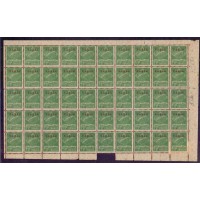 V-02 – VARIG - FOLHA NOVA - 1927 – 50 SELOS 1.300 RÉIS COM SOBRECARGA VARIG VERMELHA 12,5 MM - RARÍSSIMA - LINDA - RHM 960 UFS