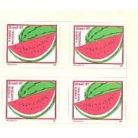 R-766 - 1999 - MICROSSERRILHA - FRUTAS - MELANCIA - QUADRA MINT - RHM R$ 240,00 ( 48 UFS X R$ 5,00)